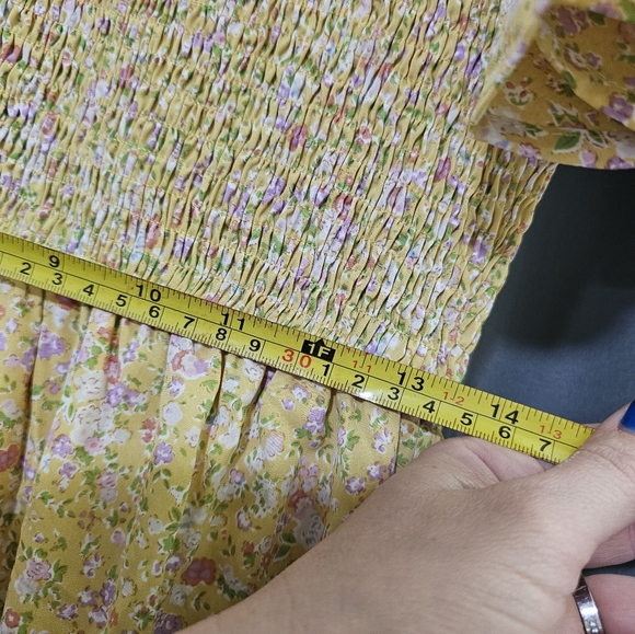 Yellow Polygram sundress medium - Picture 8 of 10